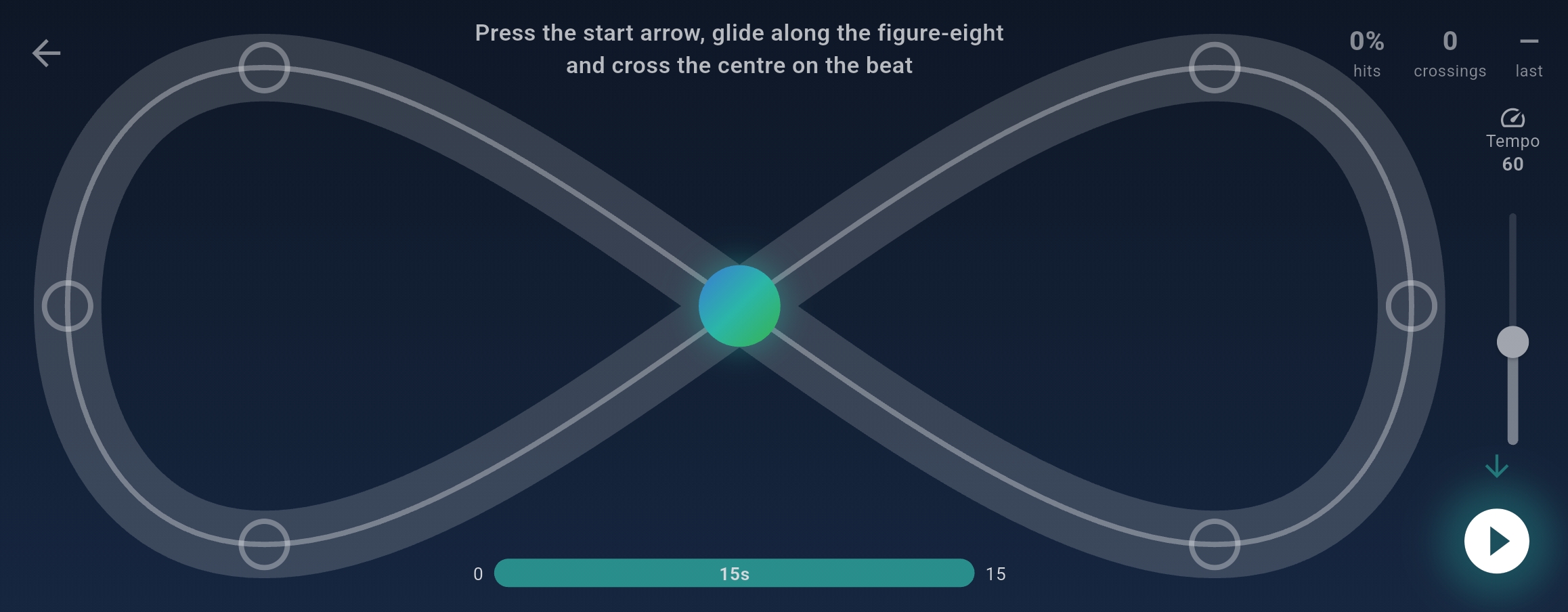 Figure-eight game screenshot